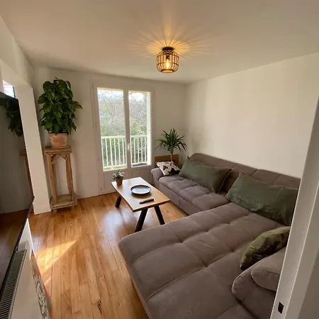 T4 Cosy Et Moderne Au Coeur D'anglet, Plages A 5 Min, Parking Securise & Fibre Apartmán Anglet