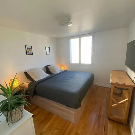 T4 Cosy Et Moderne Au Coeur D'anglet, Plages A 5 Min, Parking Securise & Fibre Apartmán *