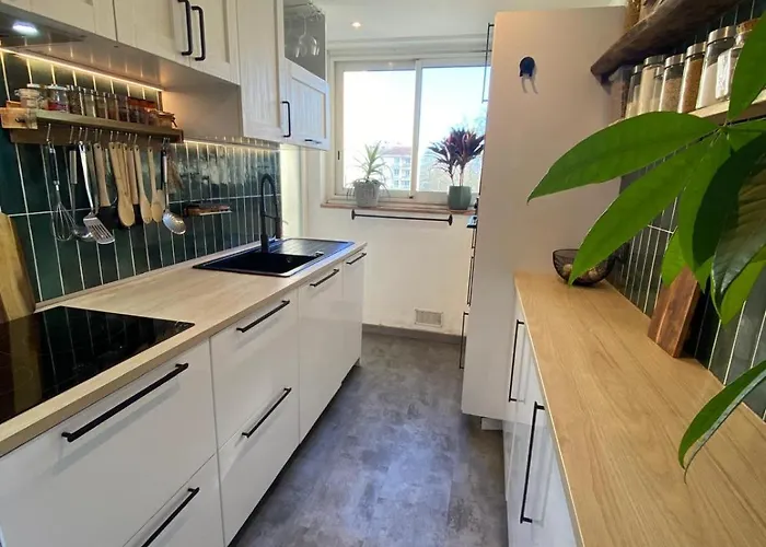 Lejlighed T4 Cosy Et Moderne Au Coeur D'anglet, Plages A 5 Min, Parking Securise & Fibre