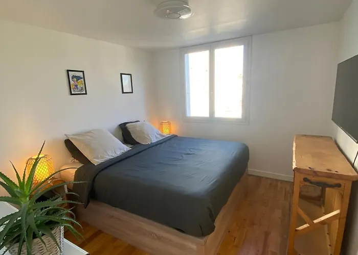 T4 Cosy Et Moderne Au Coeur D'anglet, Plages A 5 Min, Parking Securise & Fibre Lejlighed *